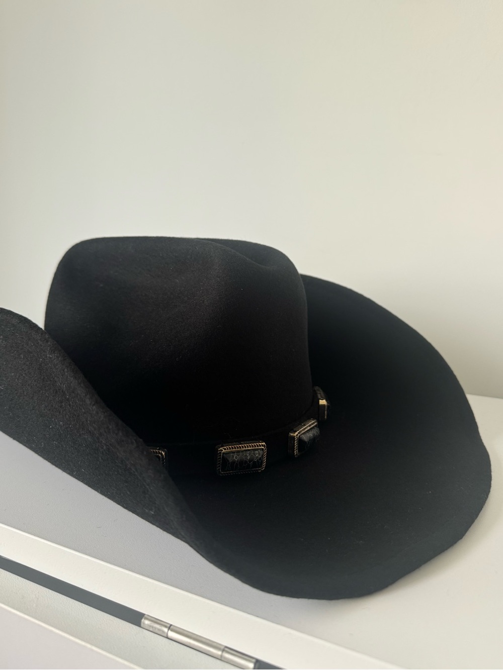 12th Tribe McGraw Black Onyx Cowboy Hat - Picture 11 of 14